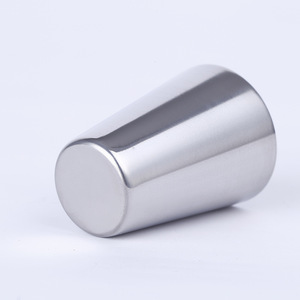 Mini mug à bière en acier inoxydable 40x26x53mm, mug portable pour spiritueux d'extérieur, style simple - Product Image 3