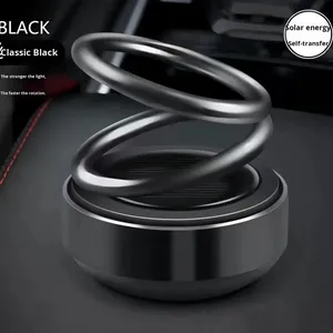 2026 Trending Double-Ring Perfume Solar Suspended Car Aromatherapy Ornaments <b>Creative</b> New Arrival Novelty <b>Gifts</b> From Supplier - Product Image 4