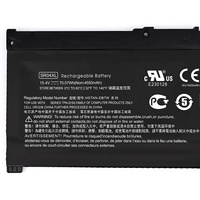Baterai Laptop Baru Pabrik 4550mAh 70.07Wh SR04XL SR03XL untuk HP Gaming Pavilion 15-CX0046UR Omen 15-DC0004NF 15-DC0060TX