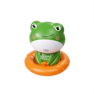 Increíble juguete inflable de rana saltarina para niños de 2 a 4 años, de PVC, para jugar al aire libre y saltar. - Product Image 1