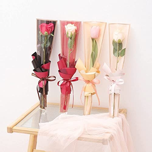 Bouquet de fleurs de savon artisanales écologiques en gros 2026 pour la Saint-Valentin - Décoration intérieure - Product Image 3