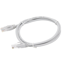 Câble Ethernet LAN XYS personnalisé plat Cat5e non blindé RJ45 8P8C 1 Gbit/s avec conducteur en cuivre pur 24/26/28AWG