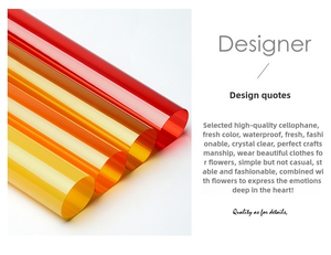 Rotolo di cellophane trasparente di cristallo per carta da imballaggio per fiori mazzi di carta - Product Image 2