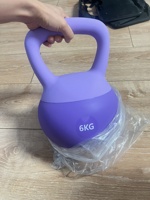 Kettlebell suave para mujeres, equipo de Fitness para el hogar para adelgazar brazos y levantar la cadera, mancuerna para entrenamiento de fuerza en cuclillas para hombres