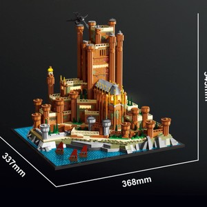 Dekechuangxiang 7076 pour Red Keep (Version Éclairée) – Maquette de Bateau en Plastique ABS à Collectionner, Blocs de Construction Puzzle - Product Image 2