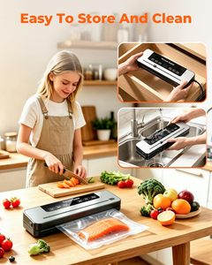 Machine d'emballage sous vide automatique, laminateur, pour conserver les aliments, à commande tactile, murale, compacte, modèle domestique, nouveau design - Product Image 2