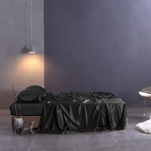 OEKO Certified 6A Grade <strong>Silk</strong> <strong>Sheets</strong> Duvet Cover High Quality <strong>Silk</strong> Pillow Case 100% Pure Mulberry <strong>Silk</strong> Bedding Flat <strong>Sheet</strong> Sets - Product Image 2