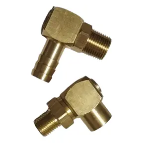 Sản phẩm chính xác xoay nước làm mát 90 độ khuỷu tay Brass chủ đề L loại Doanh xoay khớp nối phù hợp