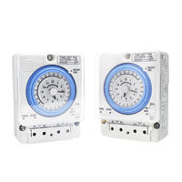 Minuteur mécanique manuel TB388 220 V, relais de minuterie 24 heures sur rail DIN, 16 A max.