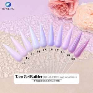 Gel Constructor de Uñas Taro 2025, Nuevo, Sin HEMA e Inodoro, Color Morado Transparente, Gel Constructor de Uñas Macaron, Uñas de Extensión Dura - Product Image 3