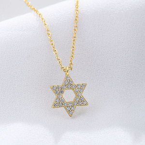 Star Of David Pendant Necklace For Women - 925 Sterling Silver With Cubic Zirconia, 40+5cm Chain - View #13