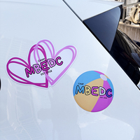 Aimants personnalisés en gros avec impression de logo réutilisables, autocollants magnétiques découpés sur mesure, décalcomanies magnétiques pour pare-chocs