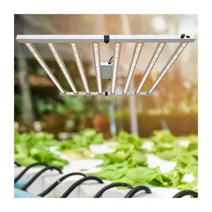 Barre de lumière de culture Led High-Power1000W avec gradateur et minuterie Lampe de culture à spectre complet pour les plantes poussant dans une boîte de culture