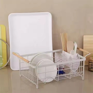Égouttoir à vaisselle personnalisable pour cuisine, organisateur de rangement au-dessus de l'évier en acier inoxydable - Product Image 3