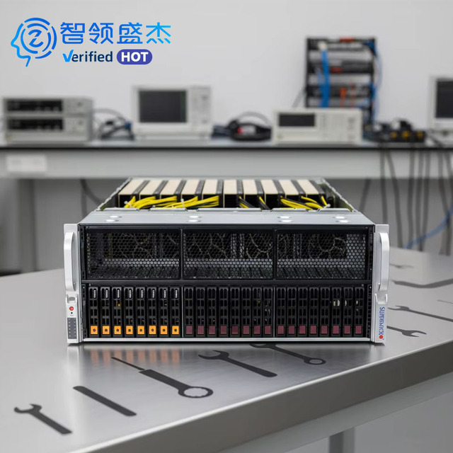 SuperMicro SYS-421GE 8 GPU Server 4U Rack for NV Tesla H100 A100 PCIE/SXM Nvlink AI Computer Server