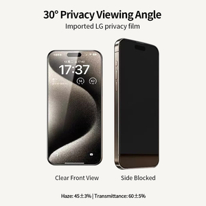 Protector de Pantalla de Privacidad Mate 2.5D, Película PET Anti-Espía de Lujo, Dureza 9H, Resistente a Impactos para <span class=keywords><strong>Samsung</strong></span> Galaxy S24 S25 S26 Ultra Edge - Product Image 3