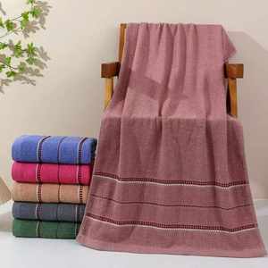 Serviette de plage en coton pur à séchage rapide, couleur unie, pour l'exportation et le commerce transfrontalier en Asie du Sud-Est - Product Image 3