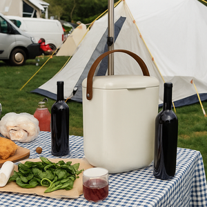 Biểu Tượng Tùy Chỉnh 10L Xách Tay Xe Tủ Lạnh Sản Phẩm Ngoài Trời Bãi Biển Phụ Kiện Mát Hộp - Product Image 6