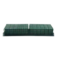 Yiliang Décoration Cadre mural en résine pour mousse florale fraîche, Bloc de ponçage en mousse humide, Double cage en plastique pour décoration de remise de diplôme