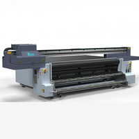 Fabricante Venta caliente Impresora Uv de gran formato Rollo a rollo Híbrido Led Impresora Uv Máquina de impresión de lona Uv