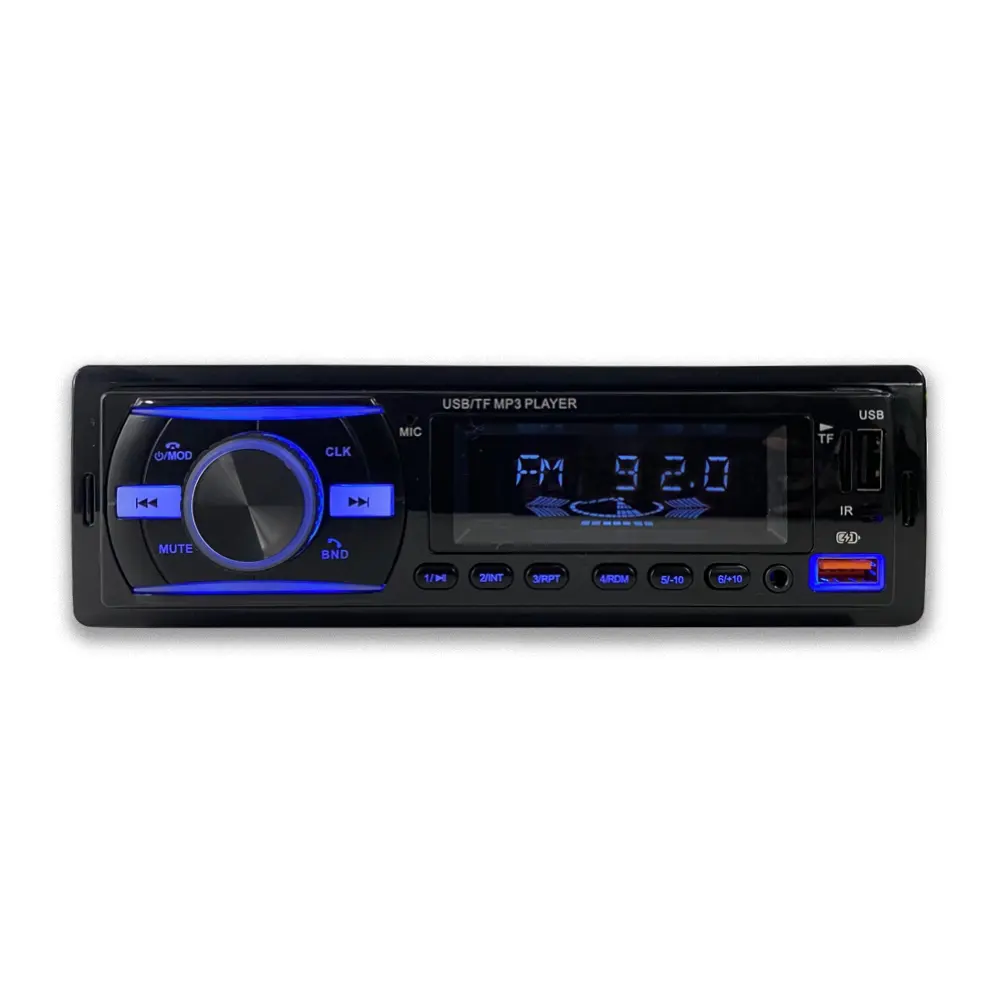 Lettore MP3 per auto LCD con autoradio BT FM AUX 2USB 4RCA car audio