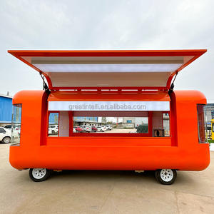 Camionnette de cuisine électrique pour glaces et café, kiosque à cupcakes très demandé, remorque alimentaire mobile entièrement équipée - Product Image 3