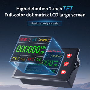 PZEM-030 เครื่องวัดความถี่พลังงานไฟฟ้ากระแสสลับ 80-260V จอภาพ CT KWH แรงดันไฟฟ้า กระแสไฟฟ้า ตัวประกอบกำลังไฟฟ้า 100A 200A 300A 400A 500A L19 - Product Image 2