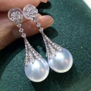 อุปกรณ์ทำต่างหูเงินแท้ S925 ยี่ห้อ WENCHI สำหรับประดับมุก ขนาด 10-12 มม. รุ่น 21846 แฟชั่นต่างหูแบบติดหู  ฐานเปล่าสำหรับทำต่างหู สร้างสรรค์ต่างหูของคุณเอง - Product Image 3