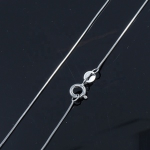 Catena a Serpente in <span class=keywords><strong>Argento</strong></span> <span class=keywords><strong>925</strong></span> a Otto Lati, Realizzata a Macchina, Vera Corrente De Prata - Product Image 1