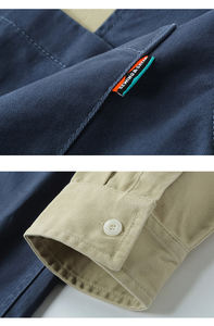 2024 Mens Mặc Giản Dị Áo Sơ Mi 100% Cotton Dài Tay Áo Hàng Hóa Áo Sơ Mi Cộng Với Kích Thước Mens Mùa Thu Quần Áo Thổ Nhĩ Kỳ Người Đàn Ông Quần Áo - Product Image 4