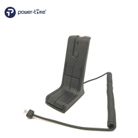 Microphone de bureau filaire à électret haute sensibilité avec double fonction PTT pour radios bidirectionnelles et agents de dispatchage