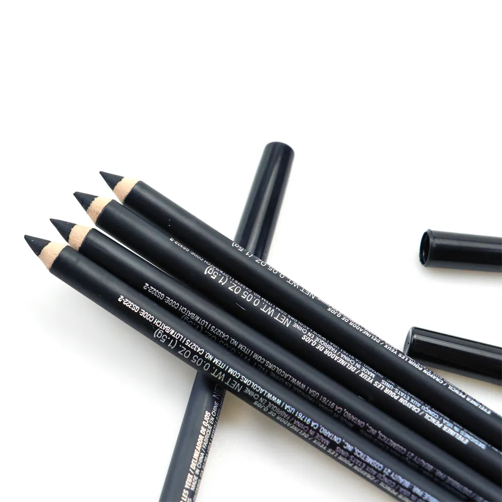 High Quality Vegan Eye Makeup Waterproof Long Lasting Eyeliner Pencil Private Label Kajal Eyeliner