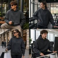 Felpa con cappuccio spazzolata con cappuccio con tasca laterale Batik lavato Best-seller personalizzato giacca Casual cappotto