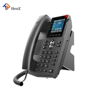 Vente en gros de téléphone de bureau VoIP WiFi téléphone IP HD Center de contrôle vocal SIP téléphone avec écran couleur