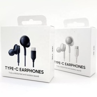 Écouteurs filaires Type-C intra-auriculaires avec microphone pour Samsung Note10 S22 S23