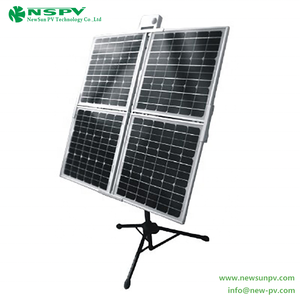 Nuevo Diseño de Sistema de Energía Solar de Doble Eje de 100W, Silicio Monocristalino, Mini Controlador de Seguimiento Inteligente MPPT NSPV0010, Energía Solar - Product Image 3