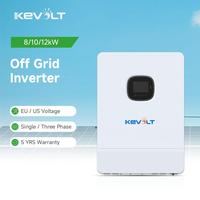 KEVOLT résidentiel 5kW 10kW 12kW kit complet de systèmes solaires 8kW 15kW 20kW taux de conversion élevé 110/220V système solaire hybride