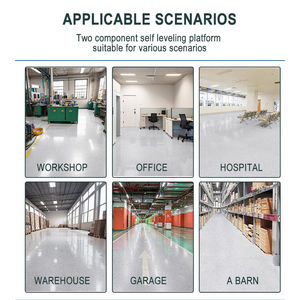 Nouvelle peinture liquide époxy à base d'eau auto-nivelante à deux composants pour sol de garage souterrain, <span class=keywords><strong>parking</strong></span>, stade, piste - Product Image 6