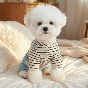 PETCIRCLE New Spring/Autumn Style Small Dog Puppy Overalls with Rainbow Patch - Product Image 3