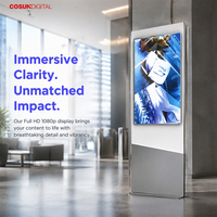 Tótem Digital Interactivo COSUN, Reproductor de Publicidad con Sistema Android/Windows, Kiosco de Señalización Digital de Pie