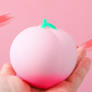 Most Popular TPR Large Peach <b>Squishy</b> Soft Toys Flour Filling Slow Rebound Pressure Release Decompression Toy for Kids Adults - Product Image 2