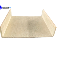 Profil de canal en fibre de verre C haute résistance/canal frp pour échelles d'escaliers/formes structurelles en fibre de verre