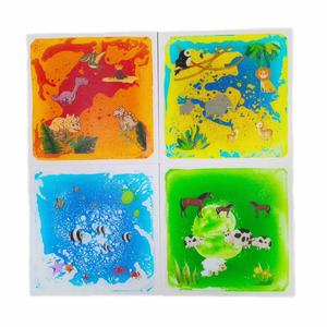 Alfombra de juego antideslizante de la serie Zoo para aliviar el estrés, la ansiedad y el autismo, con relleno líquido no tóxico y baldosas para el suelo. - Product Image 5
