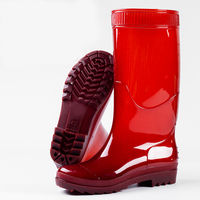 Bottes de pluie montantes pour hommes, résistantes aux acides, aux alcalis et aux huiles, en PVC, imperméables, antidérapantes, à séchage rapide, pour le lavage de voitures et la protection au travail