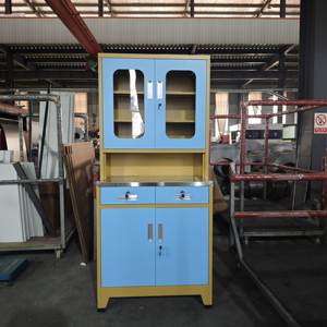 Armoire industrielle en acier armoire de <span class=keywords><strong>pharmacie</strong></span> en métal utilisation hospitalière armoire de rangement de médicaments <span class=keywords><strong>avec</strong></span> 2 tiroirs - Product Image 2