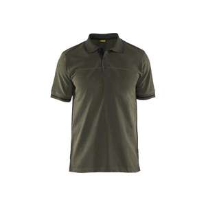 BLAKLADER-Polo XXXL 338910504599 Vert olive foncé/Noir-T-SHIRTS ET POLO DE TRAVAIL EAN 7330509553541 - Product Image 1