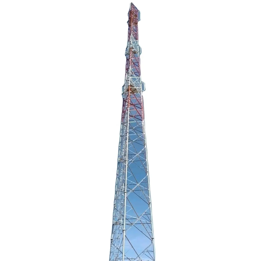 Diskon Terbaik Tiang Tinggi Menara Telekomunikasi Kisi Baja Tubular Berkaki 3 atau Berkaki 4