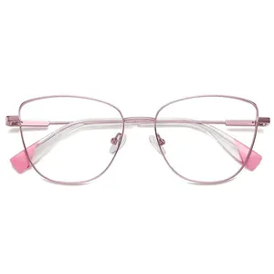Popular Optical Frame Blocking Glasses Fashion Retro Latest Wholesale Eyewear Women Men Eyeglasses Frames