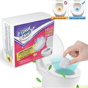 AJYF Tablettes effervescentes nettoyantes pour toilettes, écologiques et jetables, nettoyant oxygénant moussant pour toilettes de haute qualité - Product Image 1