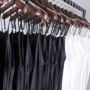 Real Zhen Silk Slip Dress Robe à boucle réglable Jupe de base mi-longue pour femme <span class=keywords><strong>Jupon</strong></span> Chemise de nuit - Product Image 2